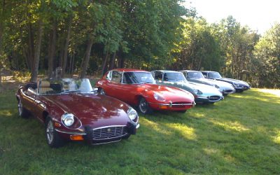 5 Jaguar E-Type à Ogden