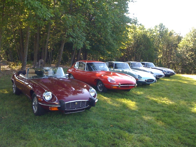 5 Jaguar E-Type à Ogden